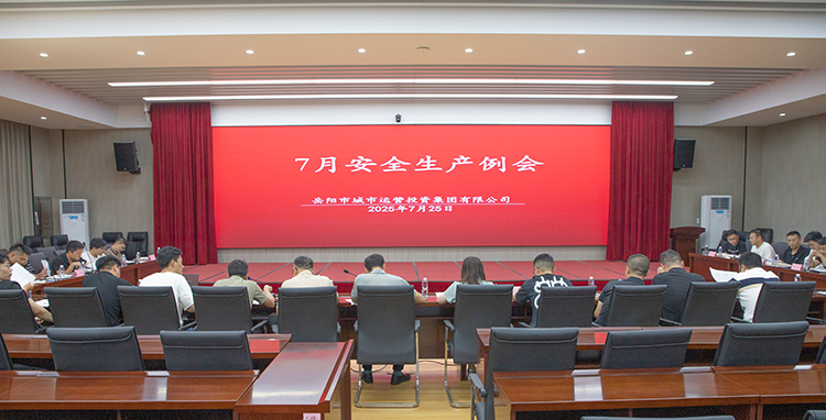 強(qiáng)化安全保障 護(hù)航項(xiàng)目建設(shè) 市城運(yùn)集團(tuán)召開安全生產(chǎn)例行工作會
