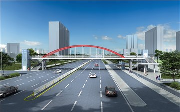 主城區(qū)人行過街天橋