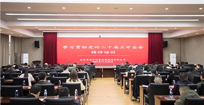 市城運集團(tuán)組織開展深入學(xué)習(xí)貫徹黨的二十屆三中全會精神專題培訓(xùn)
