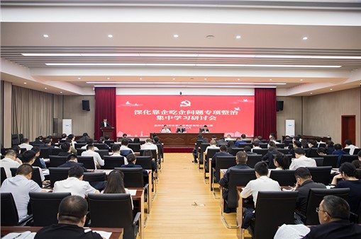 集團組織開展深化靠企吃企問題專項整治集中學習研討暨紀法知識測試