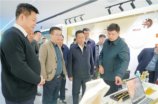 汪濤會見深圳市元創(chuàng)時代科技有限公司董事長徐業(yè)友一行